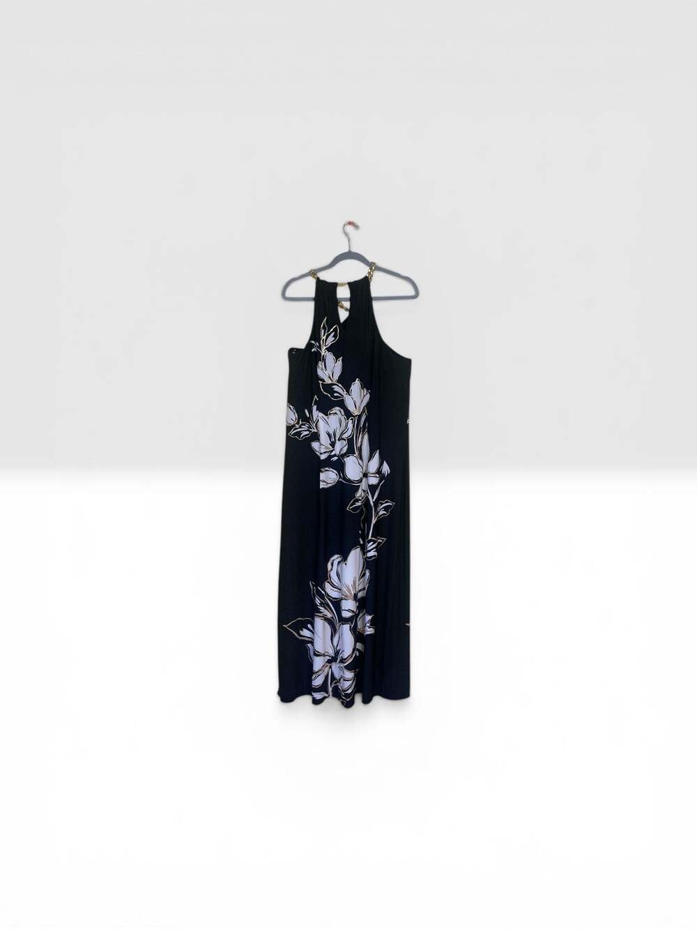 Tommy Bahama Noche Mar Floral Chain Maxi Dress